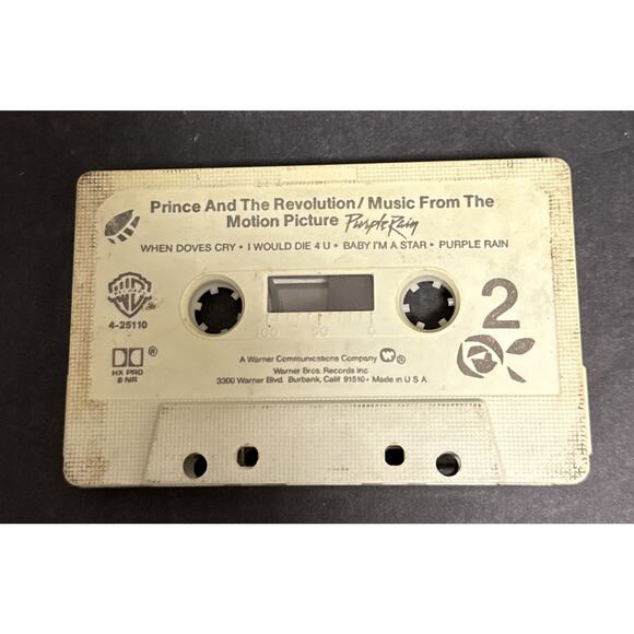 Purple Rain Prince Prince and the Revolution Tape Cassette 1984 Let’s Go Crazy - Picture 6 of 7